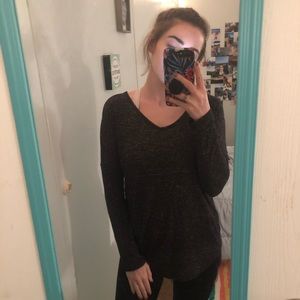 black basic long sleeve top🦋